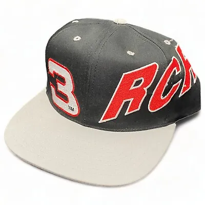 VINTAGE Dale Earnhardt Hat Winston Cup Champ RCR Snapback Cap NASCAR USA #3 • $15.95