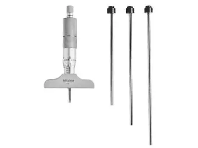 Mitutoyo 129-127 - MIC DEPTH 0-4 Inch 0.001 Inch 2.5 Inch BASE • $187.31