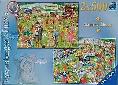 Ravensburger - 2 X 500 Piece - Best Of British #9 Country Shows - Jigsaw Puzzle • $16