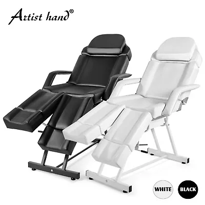 Artist Hand Black/White Facial Bed Massage Table Tattoo Podiatry Chair Split Leg • $209.99