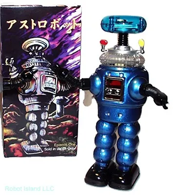 Lost In Space Robot Tin Toy Windup YM-3 Blue Edition • $49