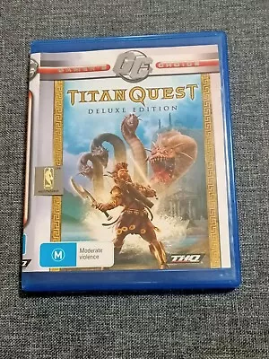 Titan Quest Deluxe Edition PC - NOT IN ORIGINAL CASE - GOOD CONDITION • $6
