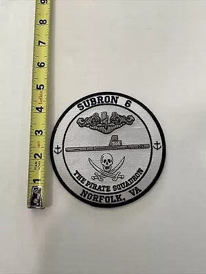Submarine Squadron 6 - The Pirate Squadron- Norfolk VA.5” BCPatch • $14.99