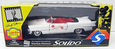 1955 Marilyn Monroe Cadillac Eldorado White 1/20 Solido France MB • $35.33