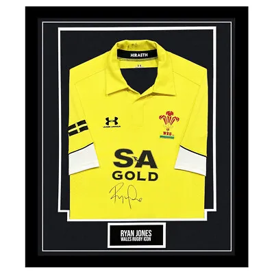 Signed Ryan Jones Framed Shirt - Wales Rugby Icon +COA • £499.99