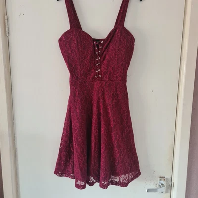 £0.99 • Buy Ladies New Look Lace Dress Size 8