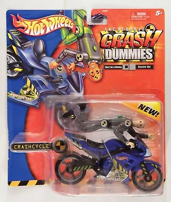 Vintage 2003 Mattel Toys Incredible Crash Test Dummies Crashcycle Rare • $119.99