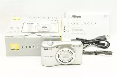 Nikon COOLPIX A10 16.1MP Compact Digital Camera Silver With Box #240224c • $189.43