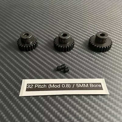 23T 25T 27T 5MM 32P Mod .8 Pinion Gear Set For 32 Pitch RC Car Truck Spur Gear • $15.95