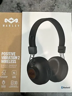 House Of Marley Positive Vibration 2 Over Ear Headphones Wireless Bluetooth New • $75