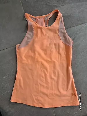 Under Armour Light Orange Vest Top. Size S • £3