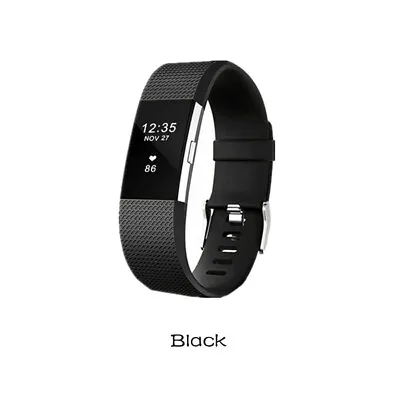 Fitbit Charge 2 Silicon Sports Band Replacement Wristband Watch Strap Bracelet • $4.99