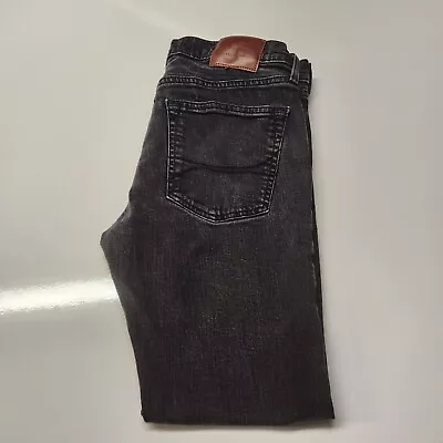 Hollister Jeans Mens 32x30 Dark Denim Skinny Jeans Epic Flex GENTLY USED • $16.99