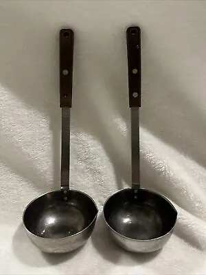 2-Vintage Ekco Eterna Soup Ladle /w Composite Handle Stainless Steel USA • $17