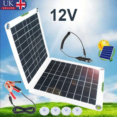 £13.91 • Buy Solar Panel,12V 10W Foldable Solar Battery Panel With Cigarette Solar Panel Kit