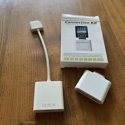 Connection Kit For Digital Camera To IPad And USB To IPad. Suit Early IPad Type. • £4