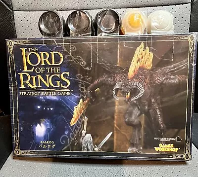 £23.22 • Buy Gw / Warhammer Lord Of The Rings Balrog. Sealed With Paints. Middle Earth.