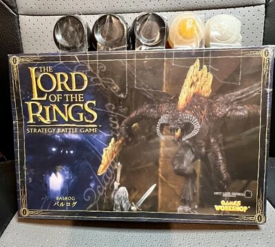 £23.22 • Buy Gw / Warhammer Lord Of The Rings Balrog. Sealed With Paints. Middle Earth.