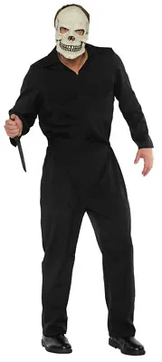 Boiler Suit Black Adult Mens Costume Michael Myers Jason Halloween • $44.99