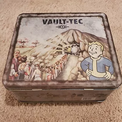 Fallout 3 4 Vault Tec Metal Replica Weathered Aged Lunchbox Fanwraps NO GAME • $59.99