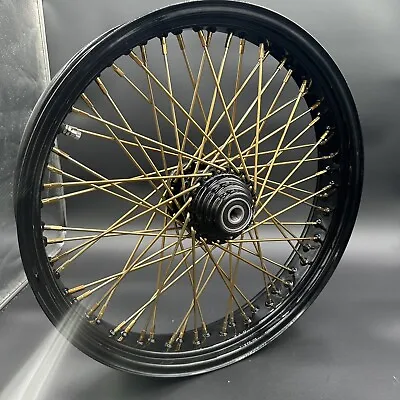 21  X 3.5   Ride Wright Wheels - 60 SPOKE SINGLE DISC FRONT WHEEL FOR HARLEY • $252