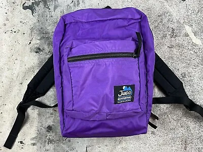 VTG Jandd Mountaineering Santa Barbara Purple Backpack Book Bag Daypack USA • $54