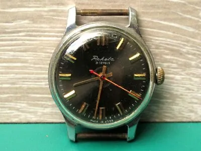 £45 • Buy USSR Men's Wristwatch RAKETA Manual Winding Shock & Moisture Resistant 21 Jewels