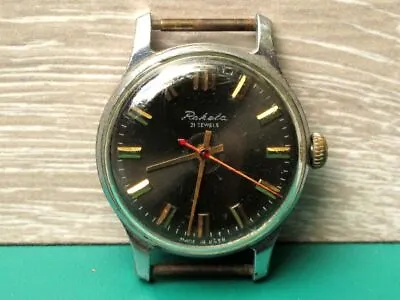 USSR Men's Wristwatch RAKETA Manual Winding Shock & Moisture Resistant 21 Jewels • £45