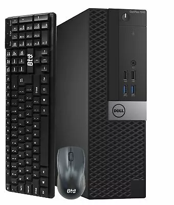 Dell Computer 7040 SFF Core I5-6th 16GB 512GB NVMe SSD WiFi Win10 Pro Desktop PC • $218.99