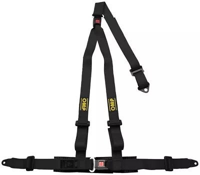 OMP Black 3 Point Safety Racing Harness • $134.16