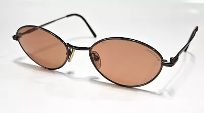 Serengeti Eyewear 5639C Brown Oval Metal Sunglasses Rose Lens - See Lens Pics • $74.95