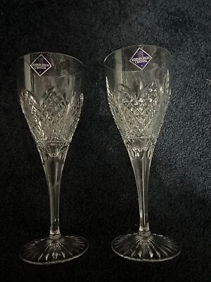 Edinburgh Crystal 'Millennium' Large Wine Glass ( 8 3/4  Tall) • £50