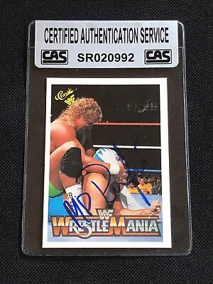 “mr. Perfect” Curt Hennig 1990 Classic Wwf Wrestlemania Signed Auto Card Cas • $699.95