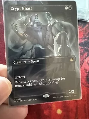 Crypt Ghast  - Borderless Anime - #0423 - Rare - MTG RVR • $5