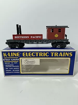 K-Line Electric Trains O / O-27 Gauge Southern Pacific Classic Boom Car K-6855 • $19.99