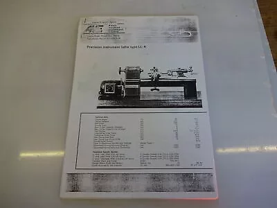 £30 • Buy Lorch LL-K Operator Instructions