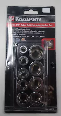 ToolPRO Bolt Extractor Socket Set 9 Piece FREE POSTAGE • $40