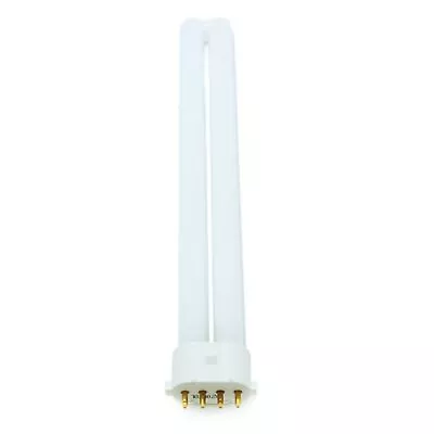 GE 11 Watt 4 Pin Colour 865 Daylight PLS 12603 CFL G23 Light Bulb • £5.95