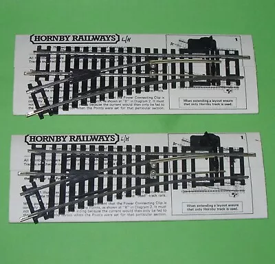 Hornby / R.612 Left Hand Points X2 • £9.99