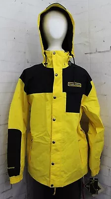 Volcom Longo Gore-tex Shell Snowboard Jacket Men's Large Bright Yellow New • $300.96