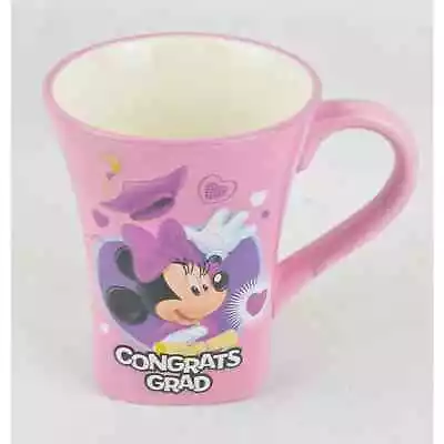 Kcare Disney Minnie Mouse Purple Pink Congrats Grad Graduation Coffee Cup Mug • $18