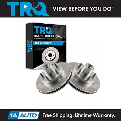 TRQ Front Brake Rotor Pair Kit Of 2 For Chevy GMC Buick Pontiac Oldsmobile • $99.95