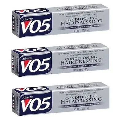 Alberto VO5 Conditioning Hairdressing Gray/White/Silver Blonde Hair (Pack Of 3) • $16.03