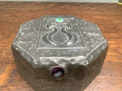 £35 • Buy Arts And Crafts Pewter Box With Inserts