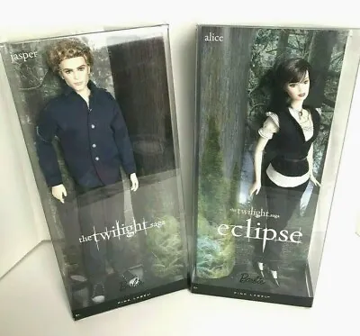 $195.99 • Buy Twilight Saga Alice Cullen Jasper Whitlock Cullen Pink Label Doll NIB 2010 2012 
