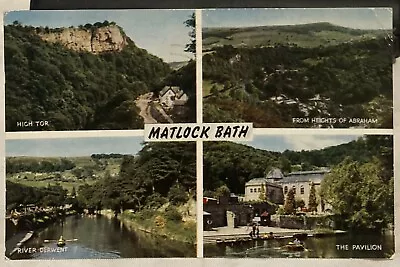 England Matlock Bath High Tor River Derwent Etc - Posted 1965 • £2.99