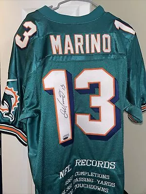 Dan Marino Signed Nike Jersey Upper Deck UDA Miami Dolphins Stat Jersey Limited • $429