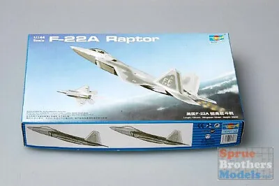 TRP01317 1:144 Trumpeter F-22A Raptor Fighter #1317 • $18.74