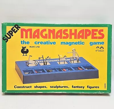 Vintage Super Magna Shapes The Original Magnetic Construction Game  • $11.84