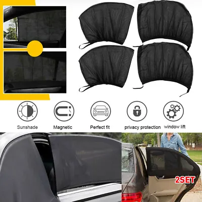 8x Universal Car Sun Mesh Blind Rear Window UV Protector Sun Shade For Baby Kids • £19.48